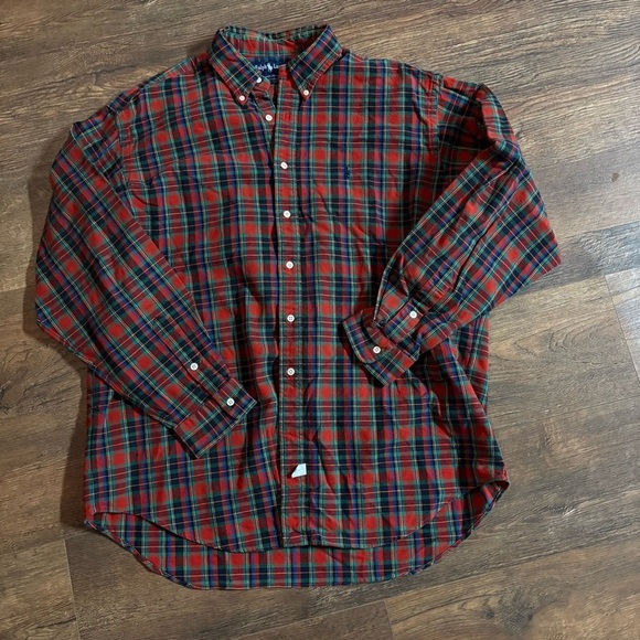 Ralph Lauren Other - Vintage tartan plaid Ralph Lauren button down